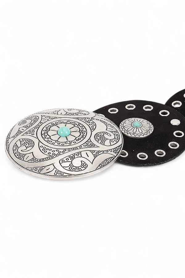 Western Boho Disk Belt