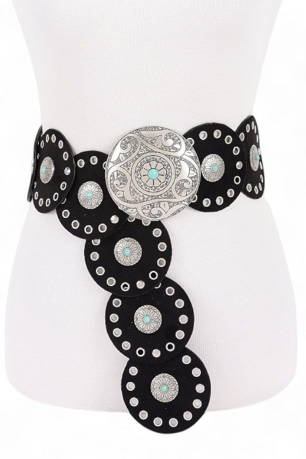 Western Boho Disk Belt