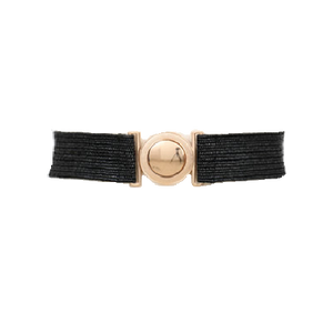 Wide Braided Clip On Belt