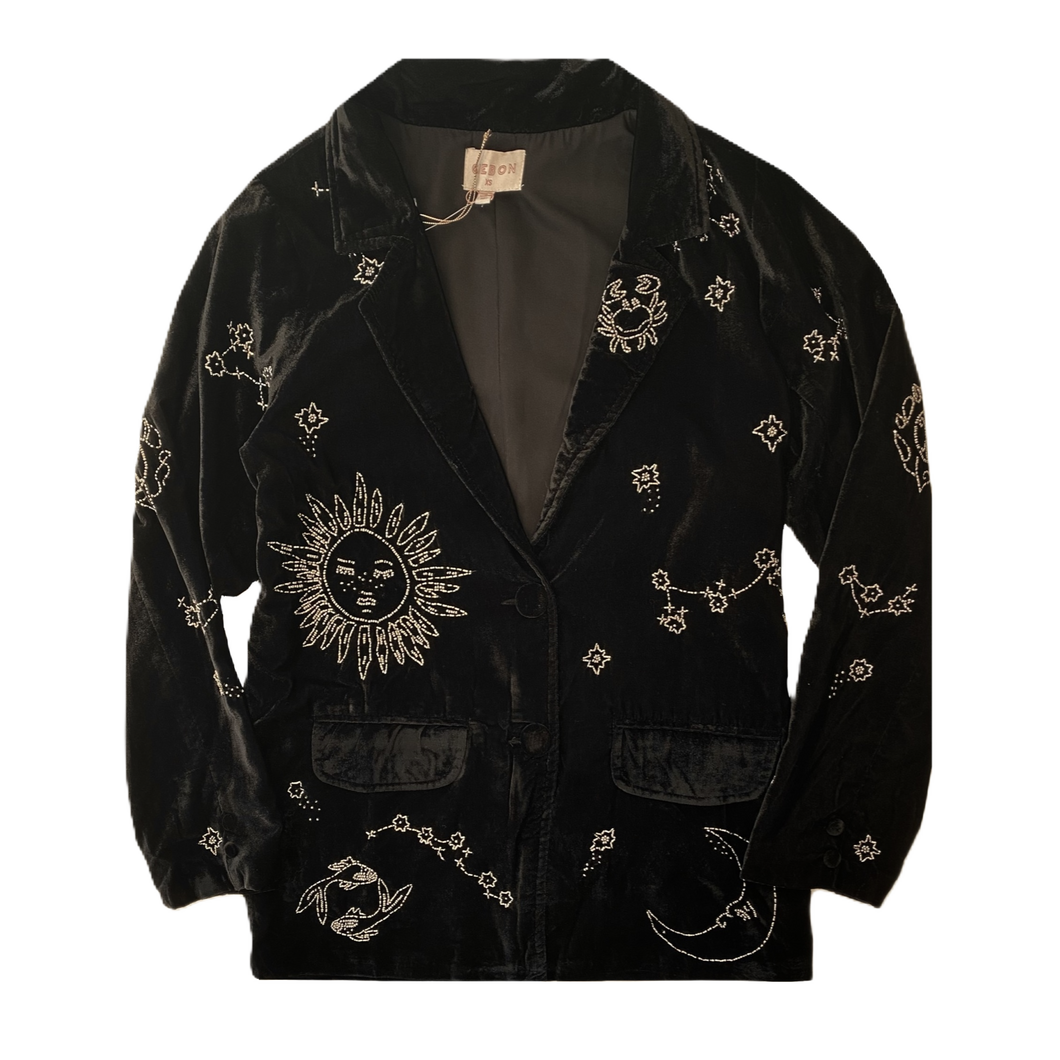 Zodiac Velvet Blazer