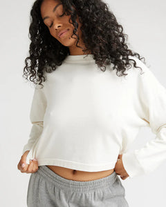 Relaxed Crop LS Tee