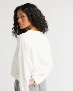 Relaxed Crop LS Tee