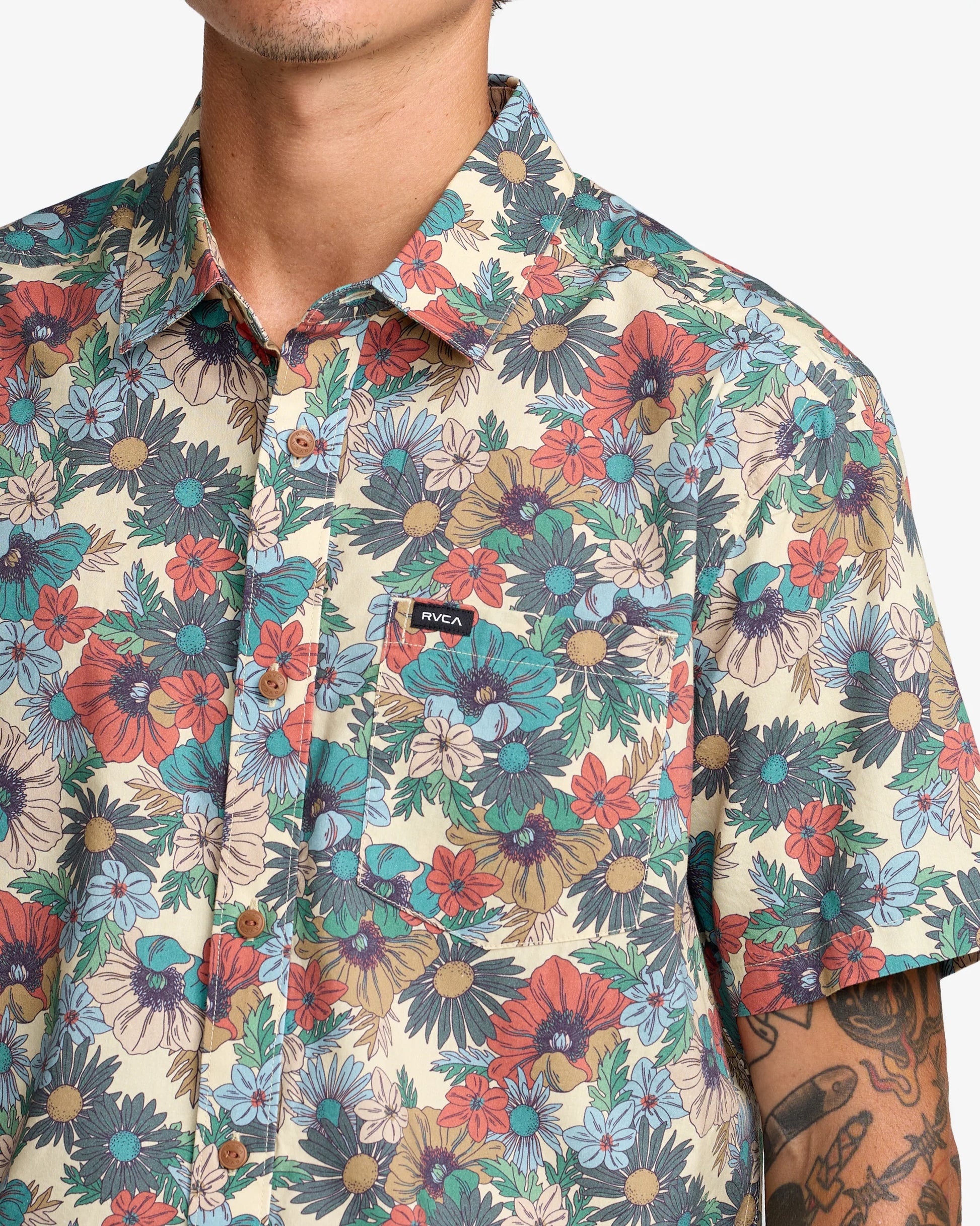 Botanical SS Button Up