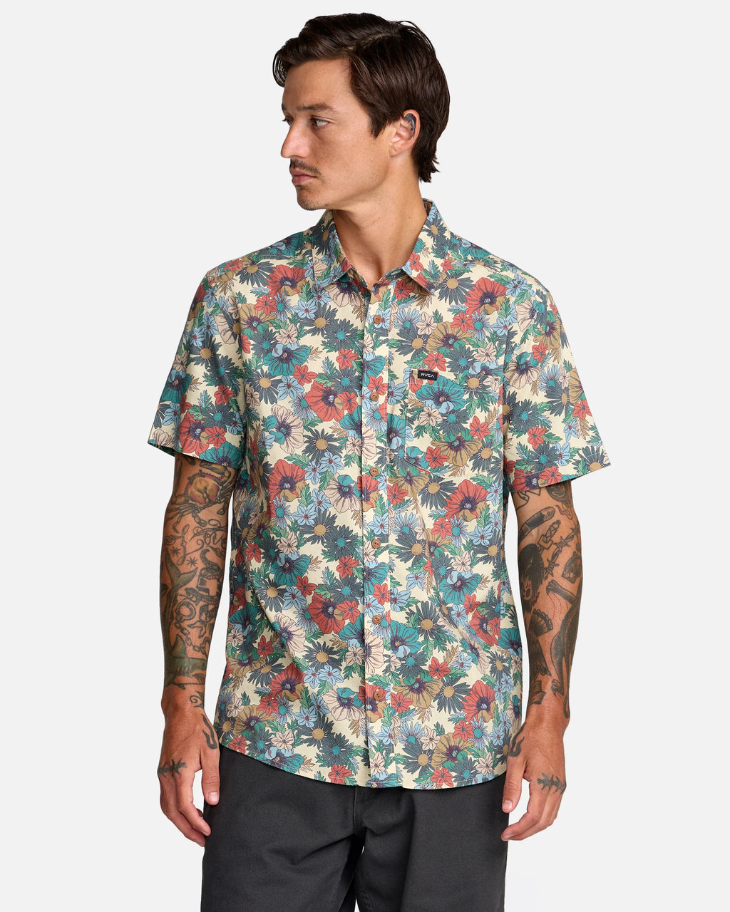 Botanical SS Button Up