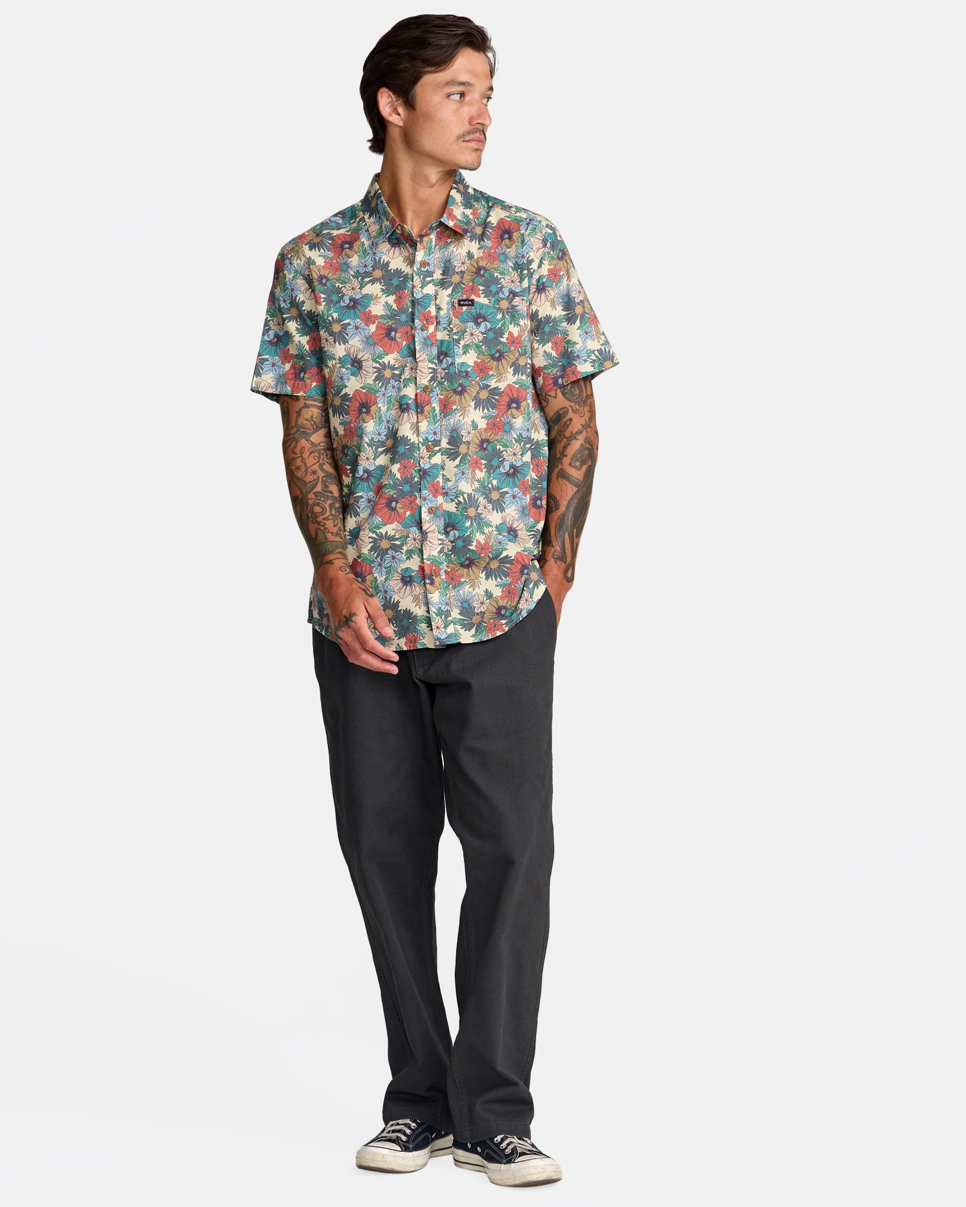 Botanical SS Button Up