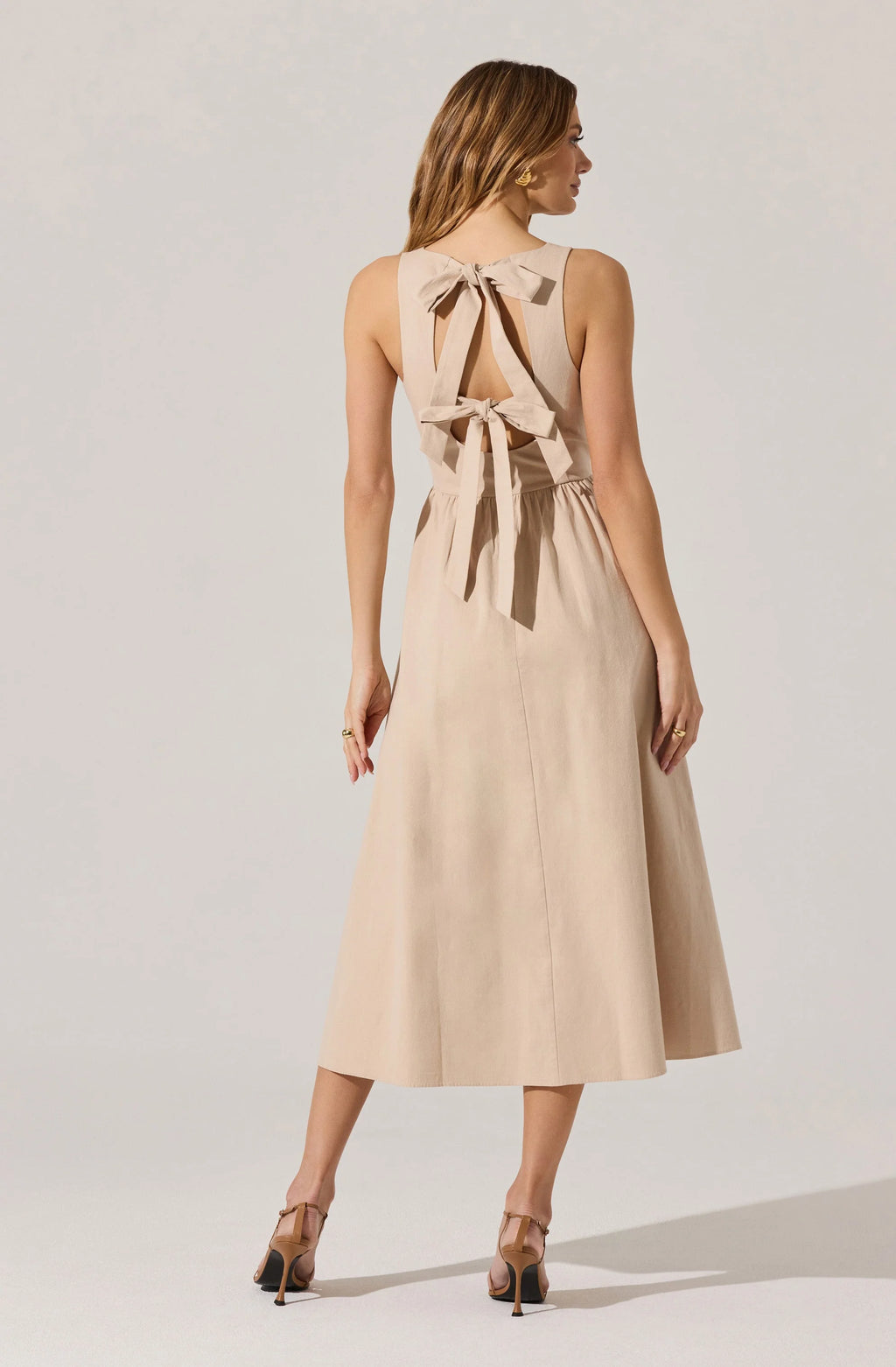 Julianna Bow Midi Dress