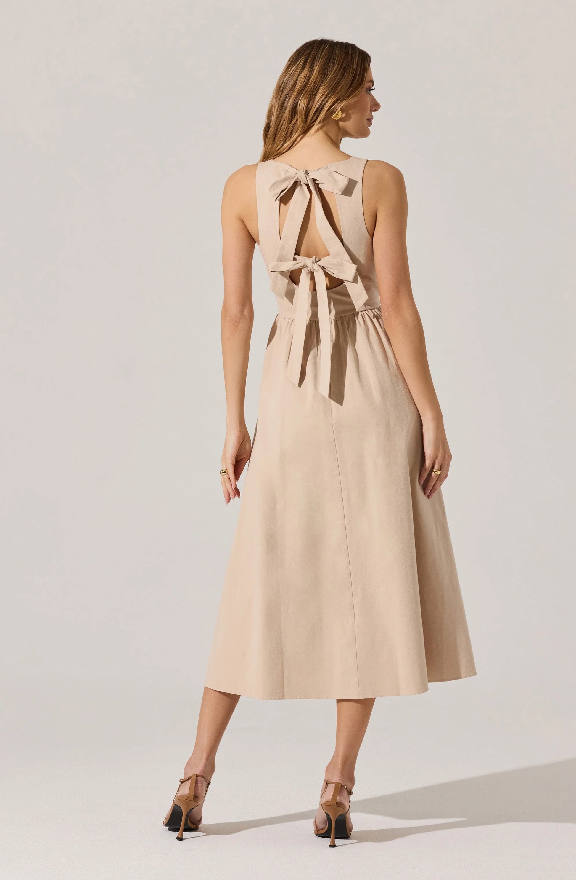 Julianna Bow Midi Dress