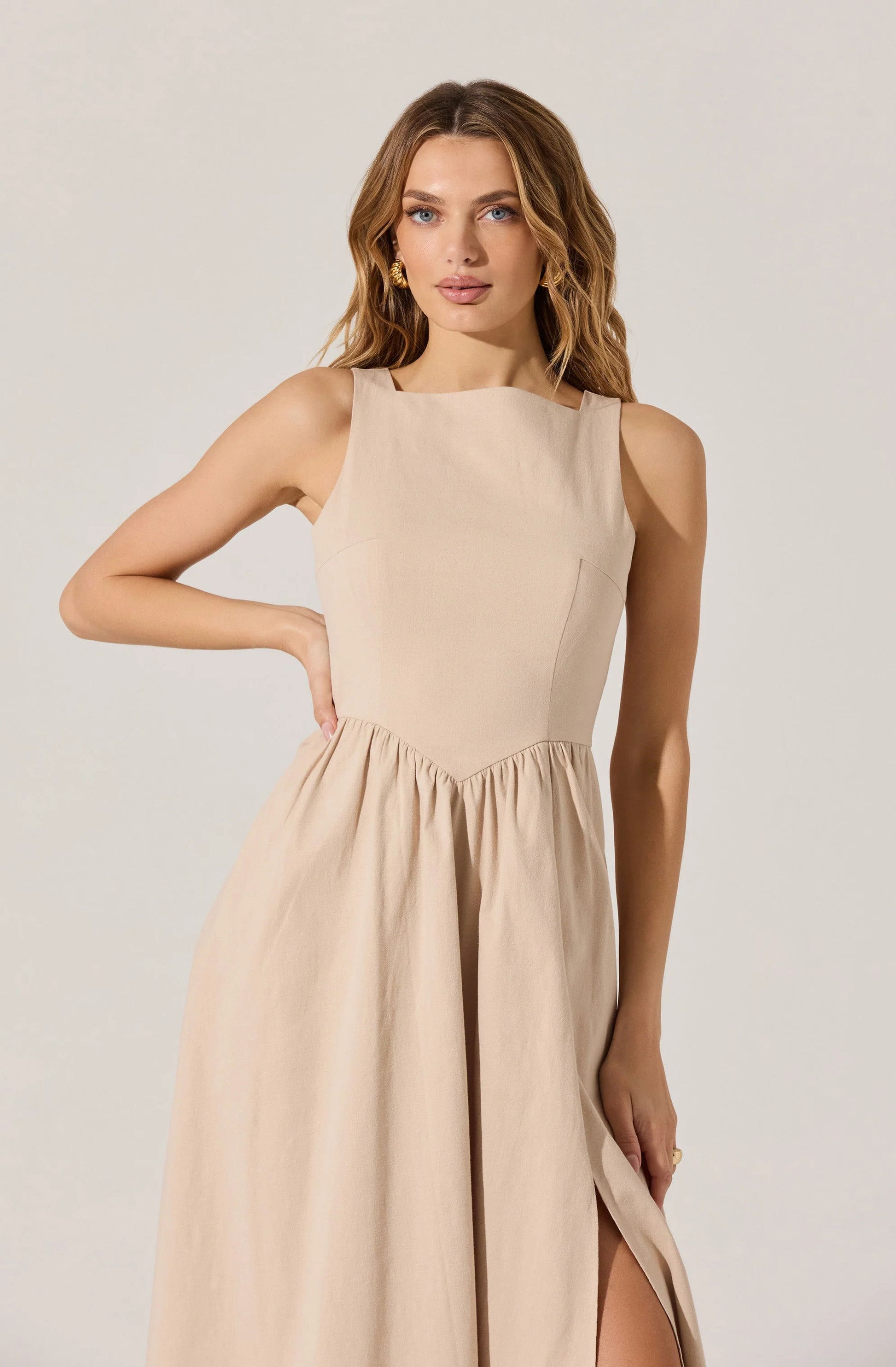 Julianna Bow Midi Dress