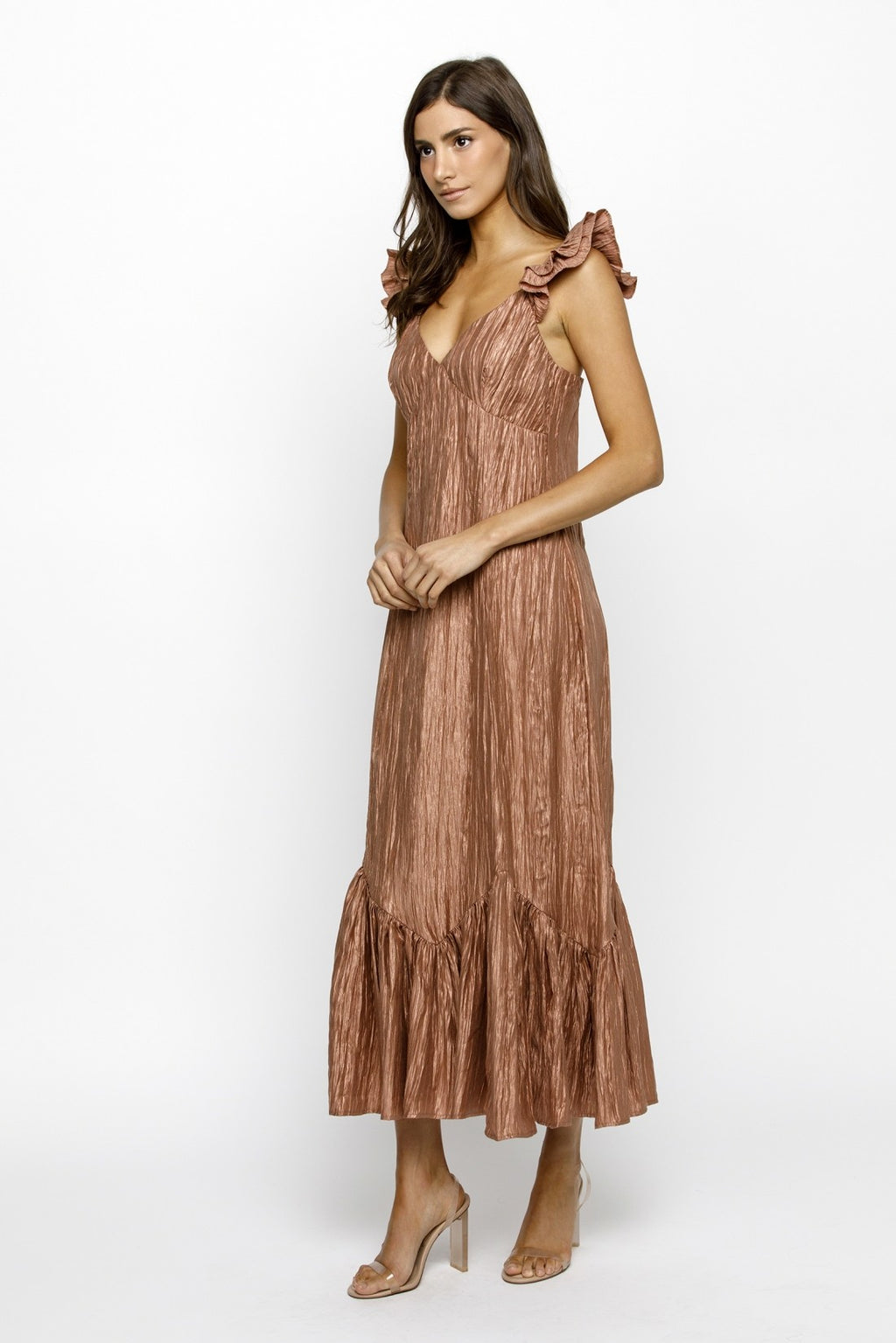 Gloria Crepe Midi Dress