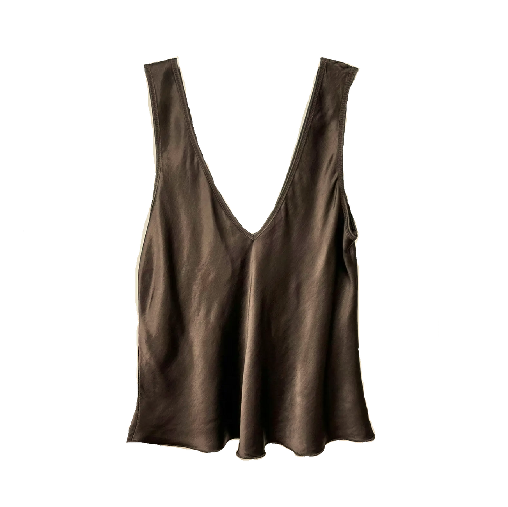 Orietta Satin Tank
