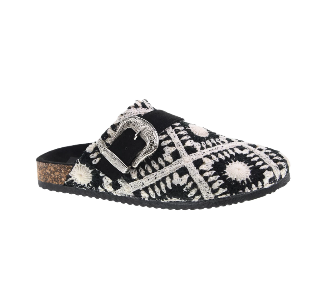 Bunches Crochet Mule