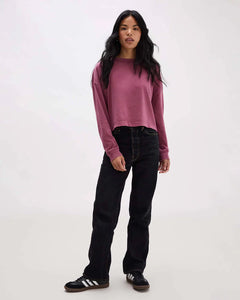 Relaxed Crop LS Tee