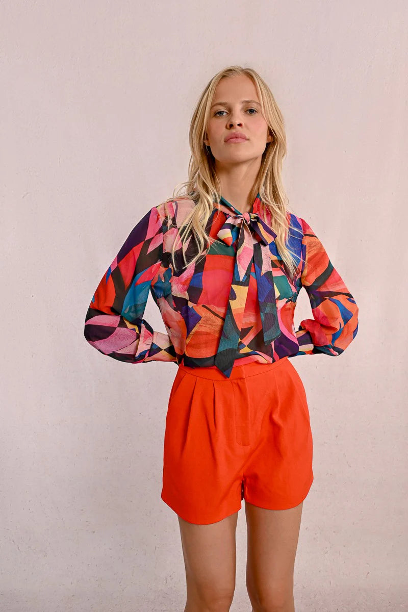 Calliope Geometric Blouse