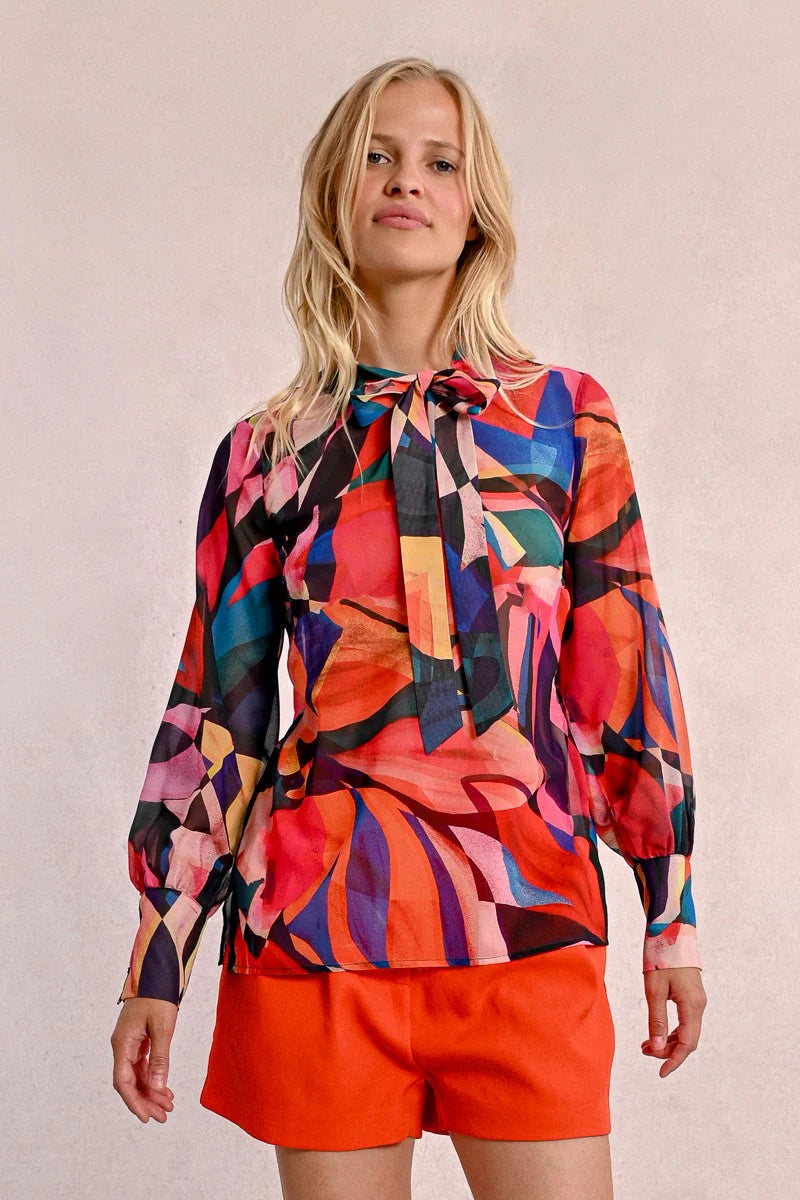 Calliope Geometric Blouse
