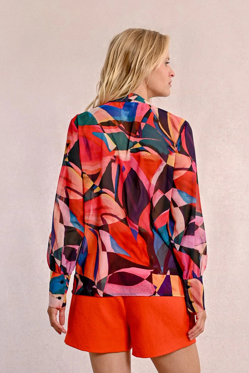 Calliope Geometric Blouse