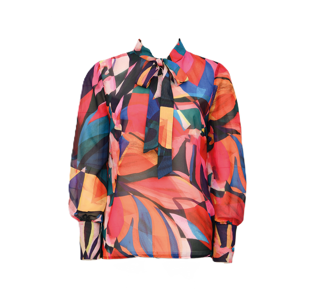 Calliope Geometric Blouse