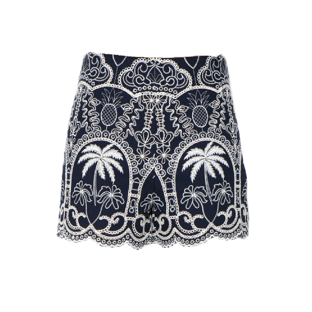Callie Scallop Embroidered Short
