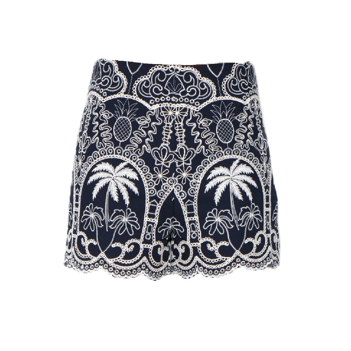 Callie Scallop Embroidered Short
