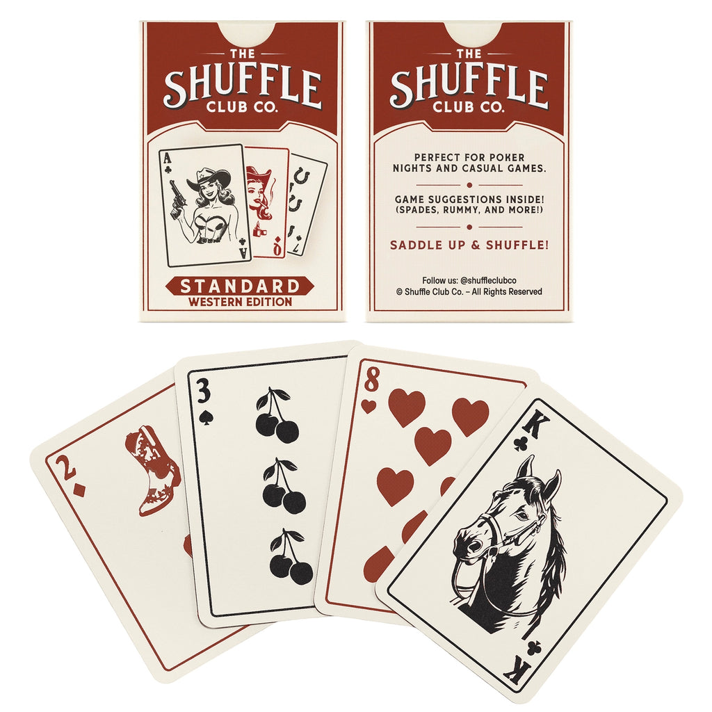 Vintage Western Playing Cards