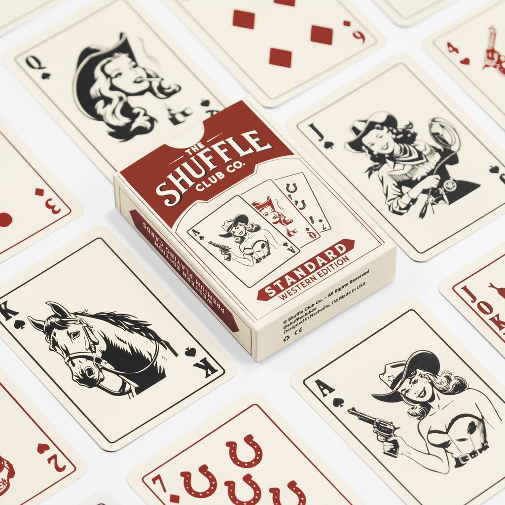 Vintage Western Playing Cards
