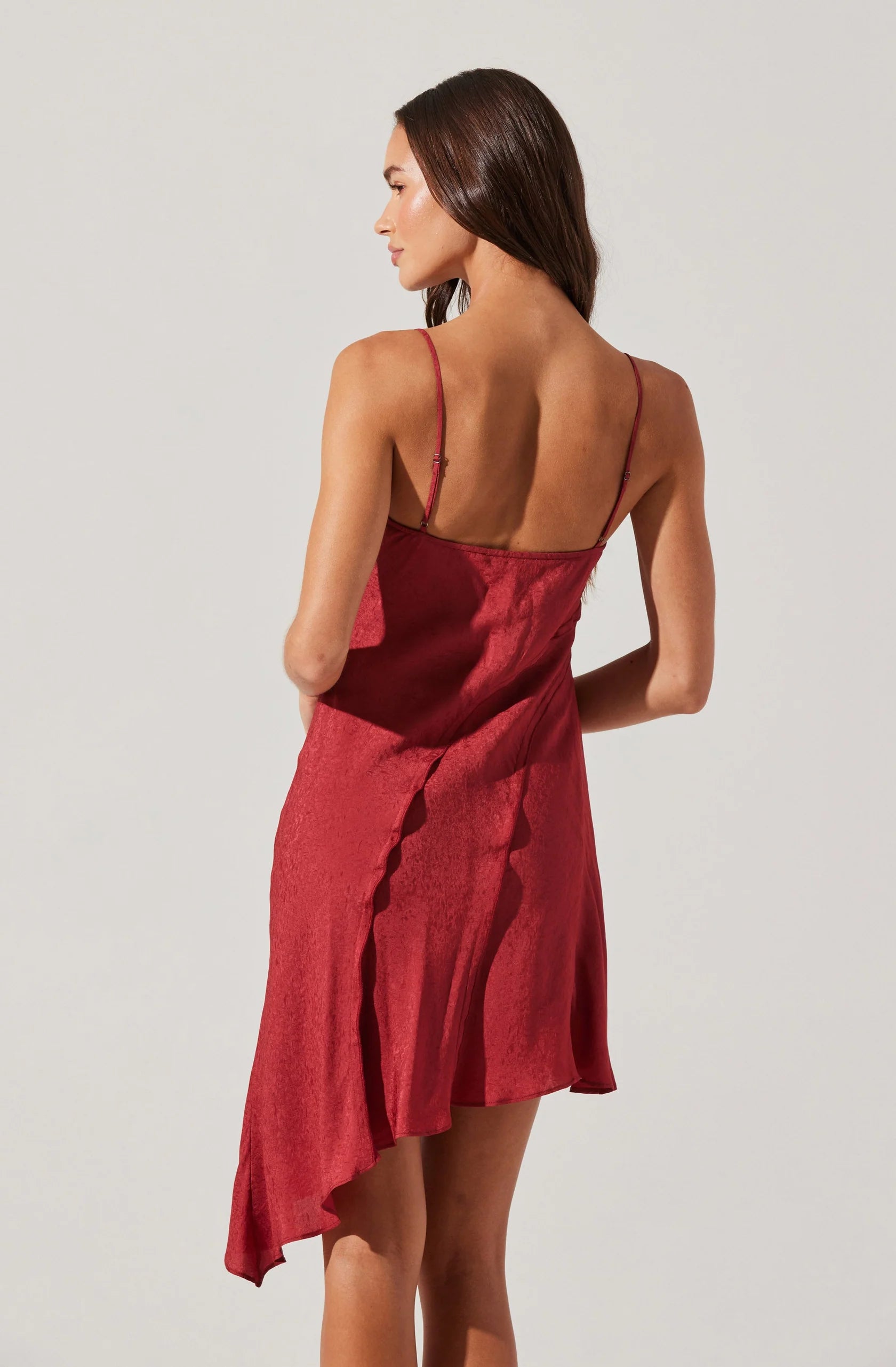 Chelsie Asymmetrical Mini Dress