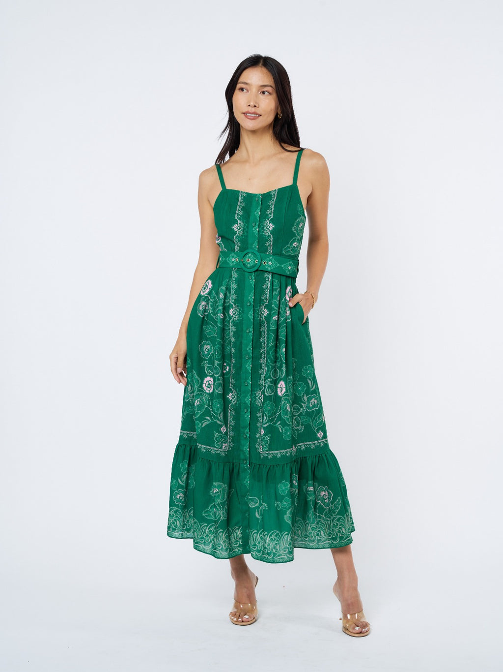 Levy Belted Maxi Dress