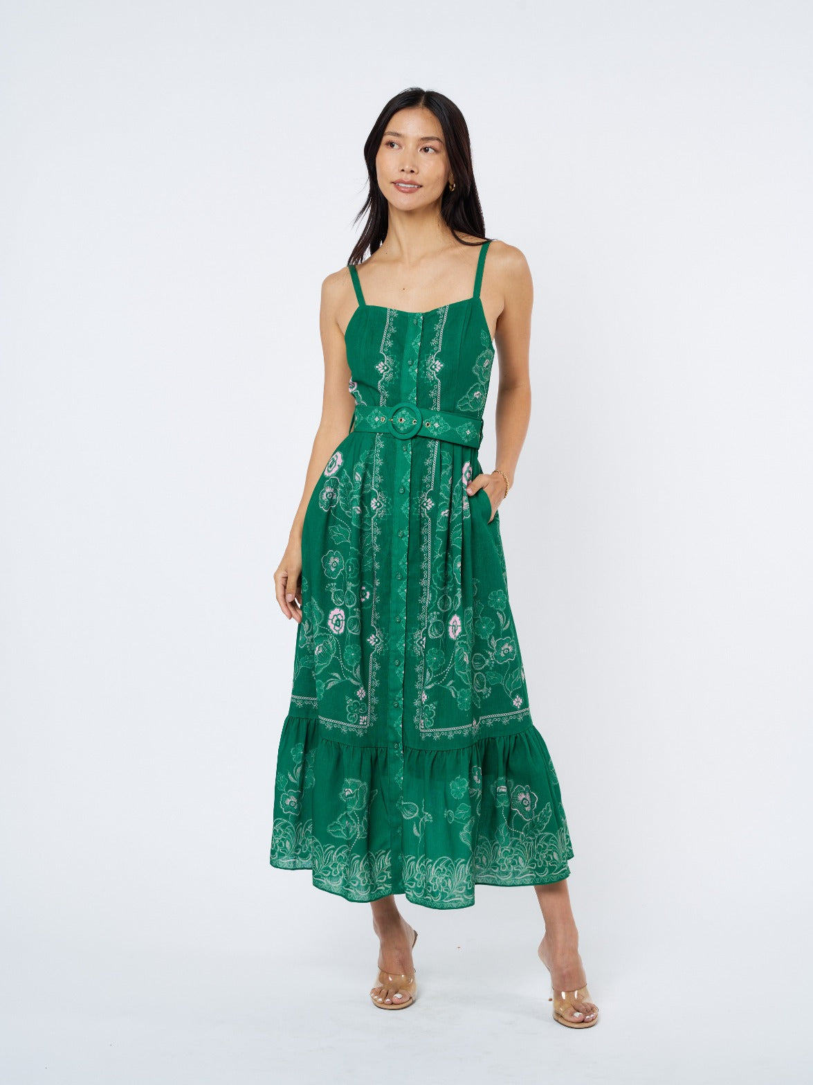 Levy Belted Maxi Dress