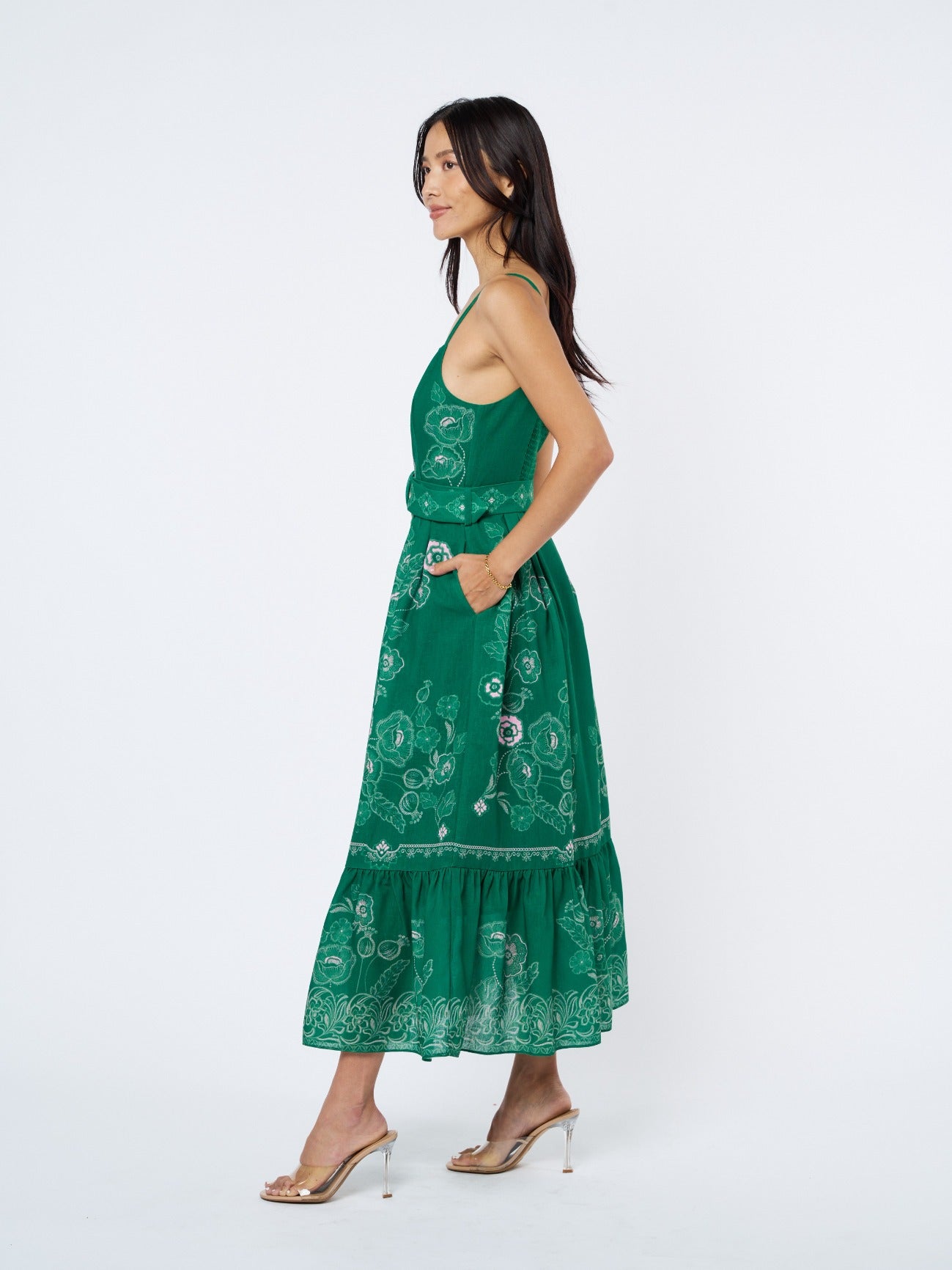 Levy Belted Maxi Dress