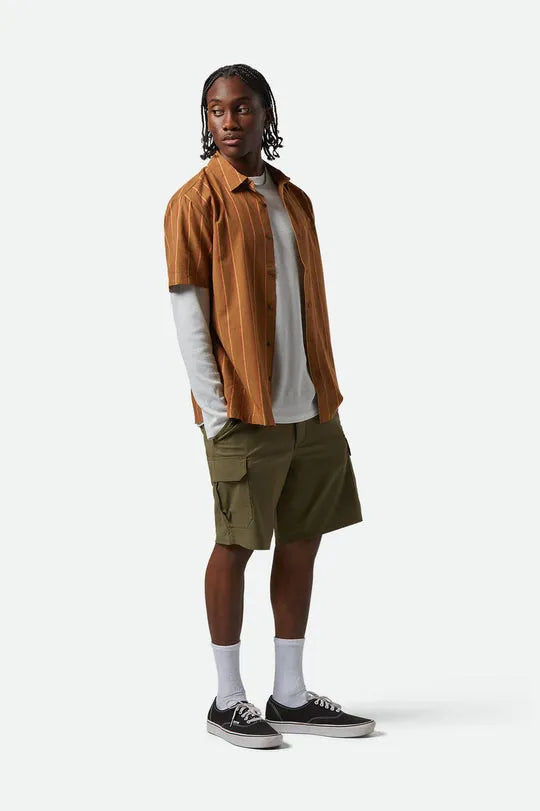 Cru Stripe S/S Button Down