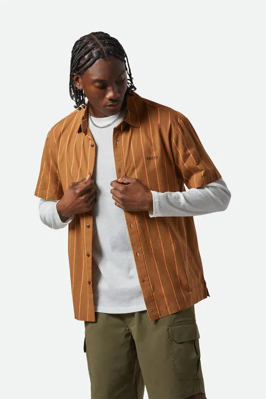 Cru Stripe S/S Button Down