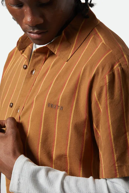 Cru Stripe S/S Button Down