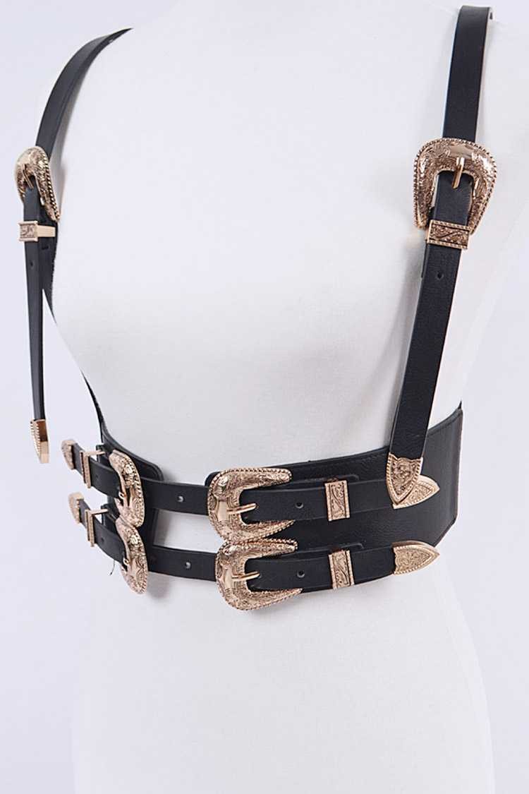 Western Suspender Corset Belt