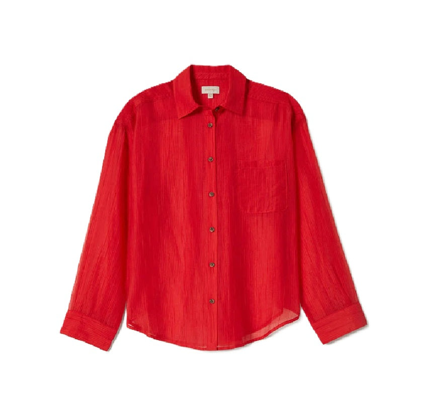 East Side Boxy L/S Button Down