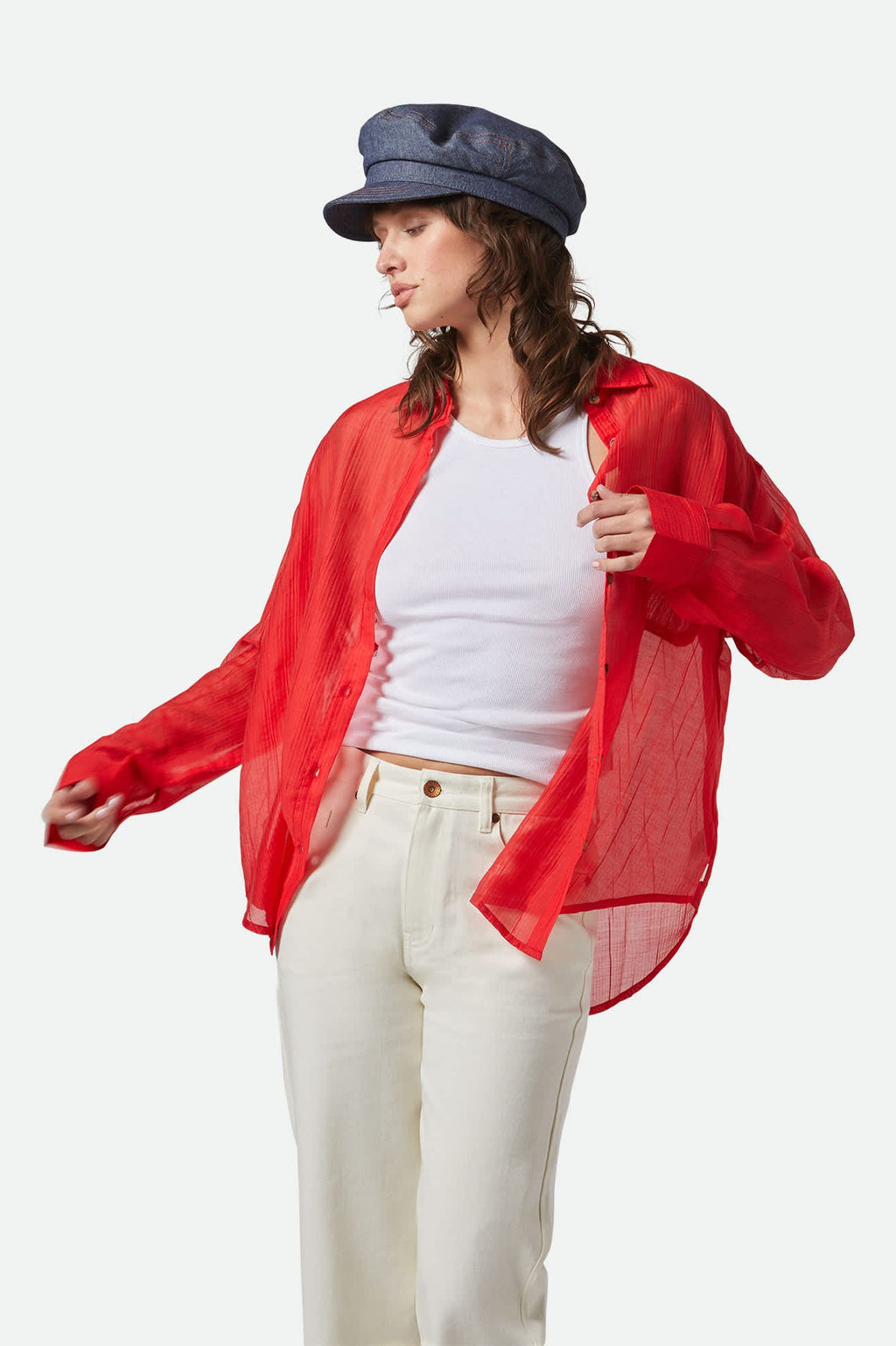 East Side Boxy L/S Button Down