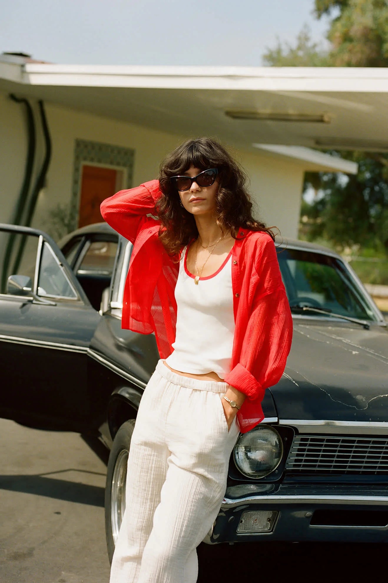 East Side Boxy L/S Button Down