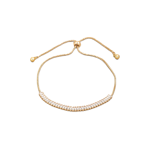 Cubic Zirconia Baguette Bracelet