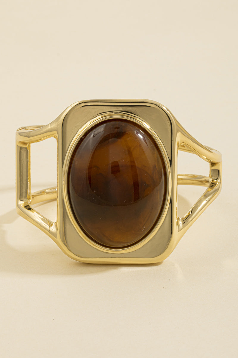 Square Framed Cabochon Bracelet