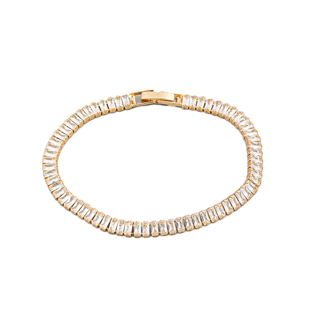 CZ Baguette Tennis Bracelet