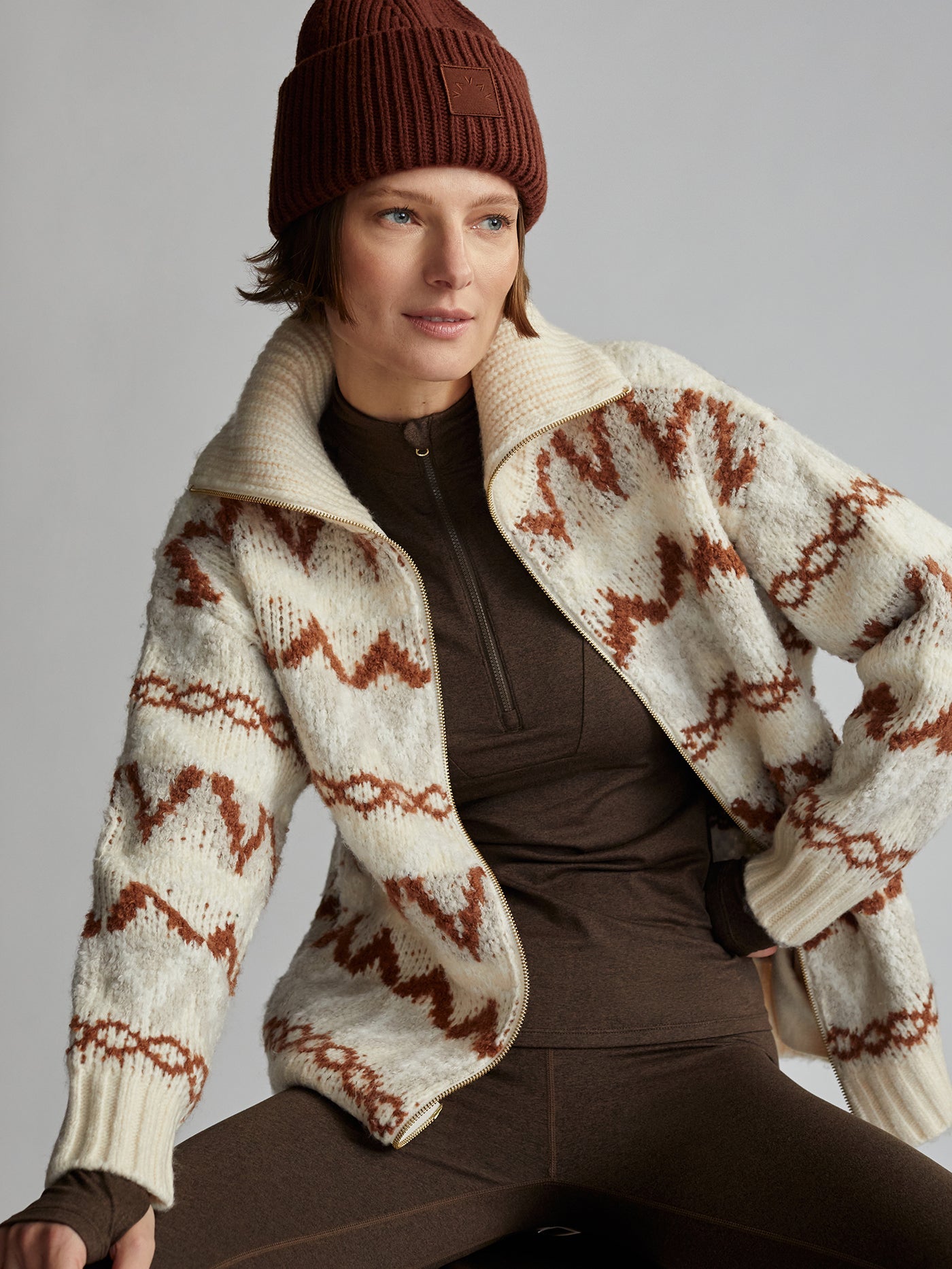 Brooke Fairisle knit Jacket