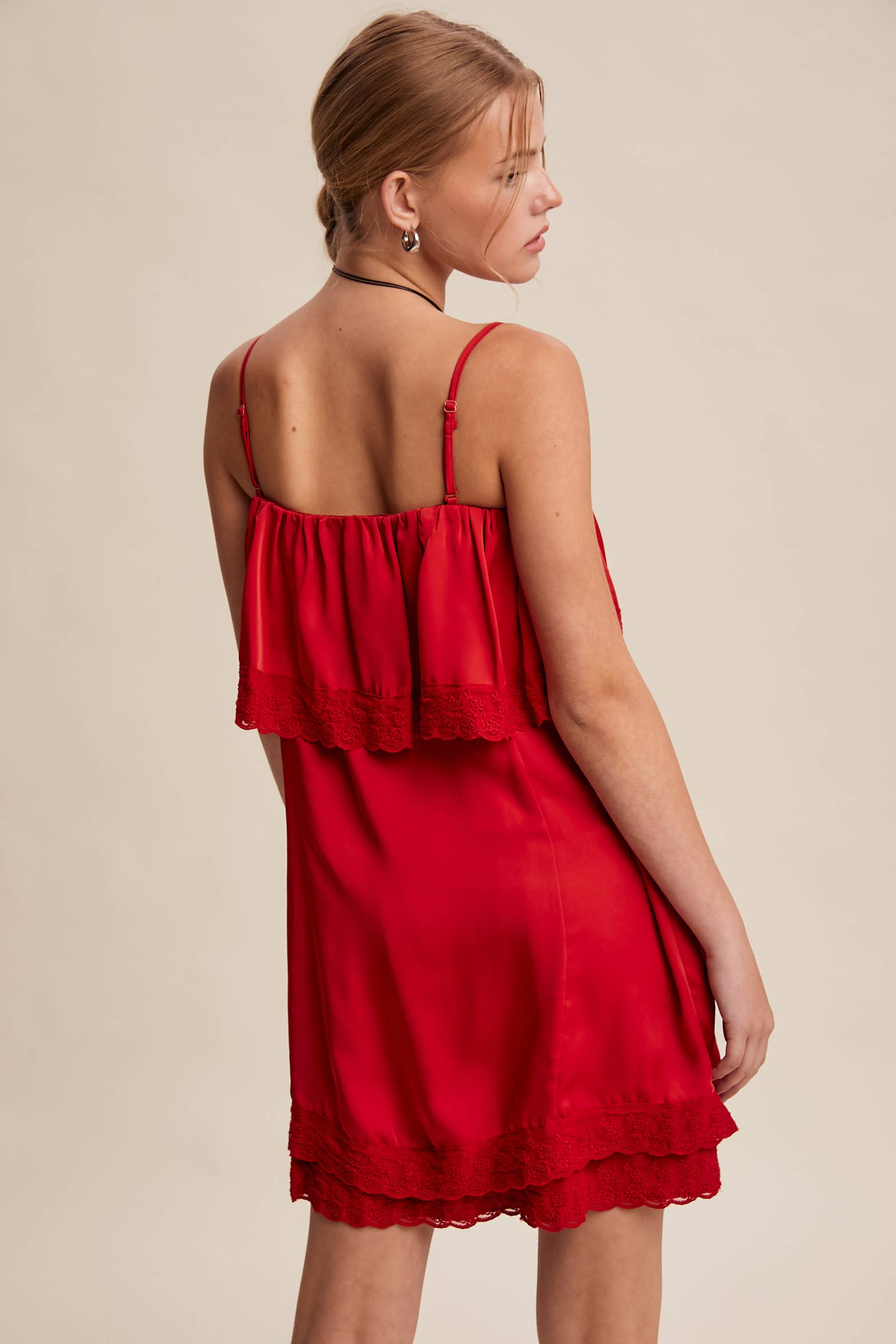 Bow Front Mini Dress