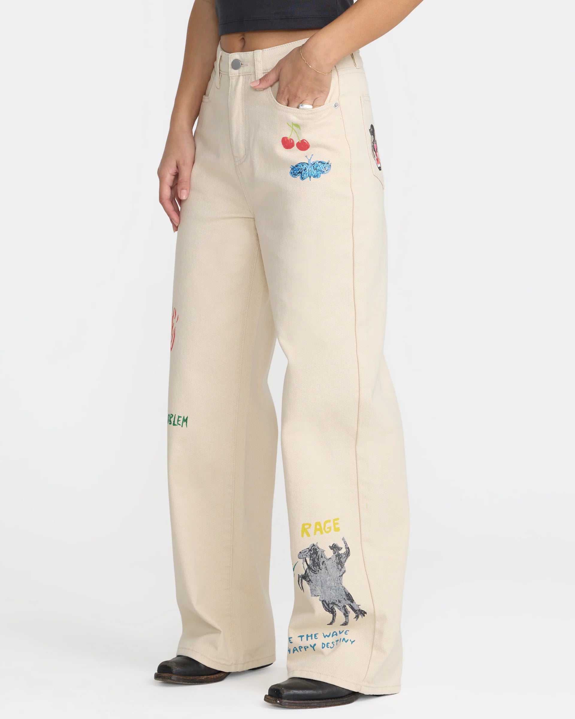 Dani Miller High Waisted Baggy Jean