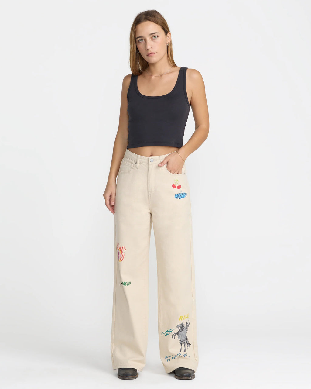 Dani Miller High Waisted Baggy Jean
