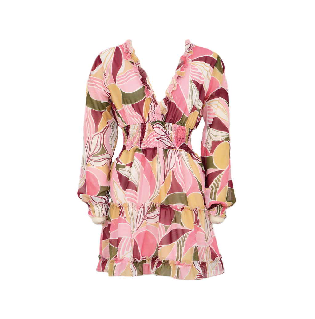 Melanie Ruffle Dress