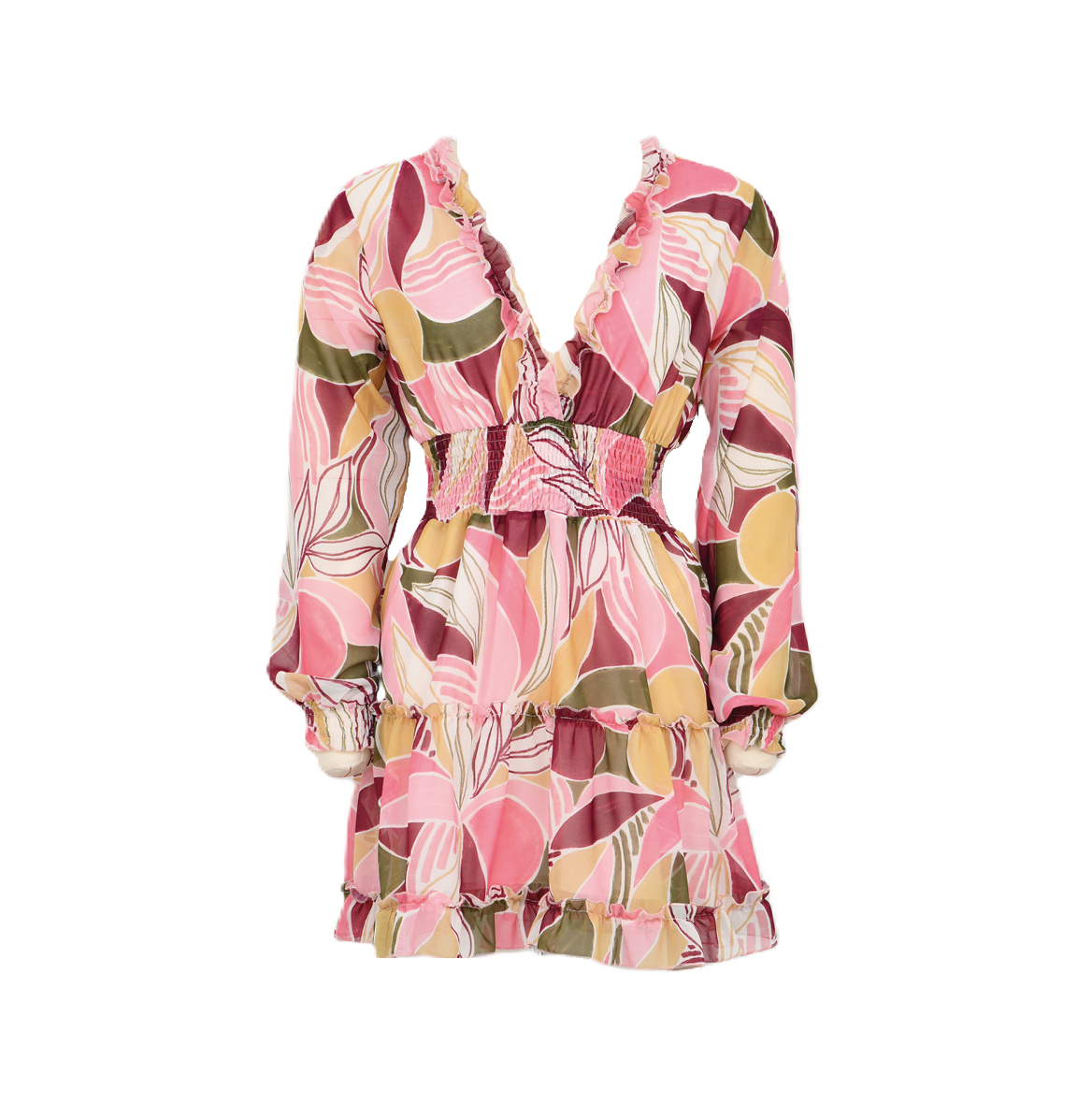 Melanie Ruffle Dress