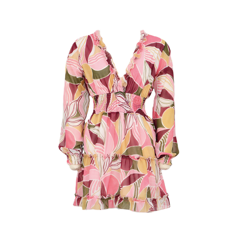 Melanie Ruffle Dress
