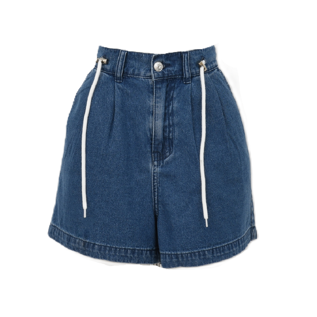Denim Paperbag Shorts