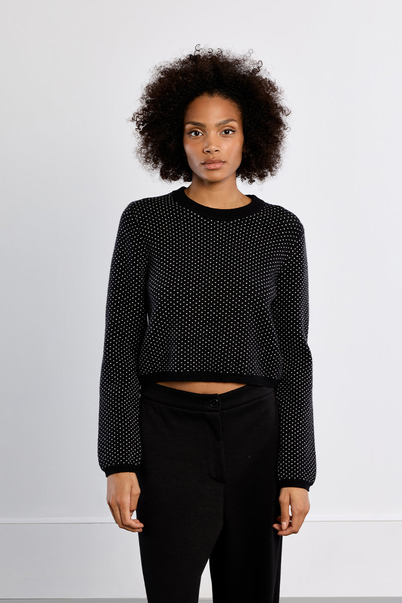 Polka Heart Sweater