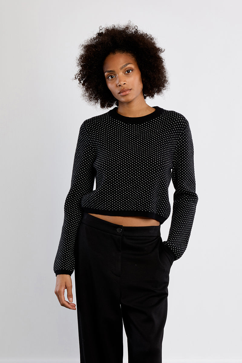 Polka Heart Sweater