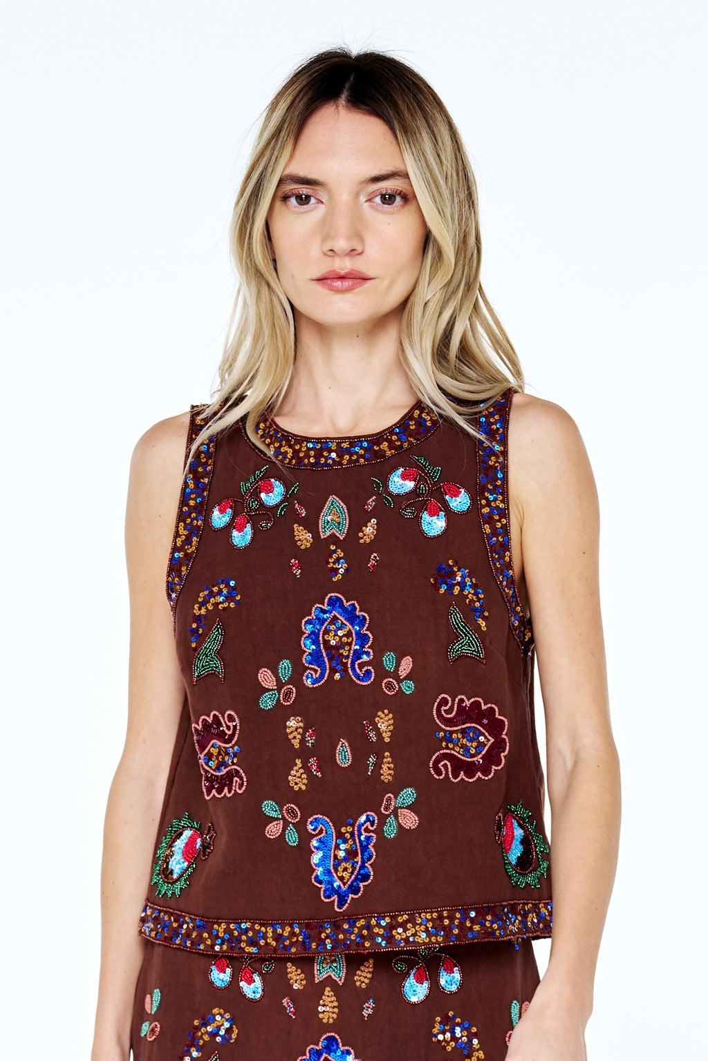 Viveka Beaded Top