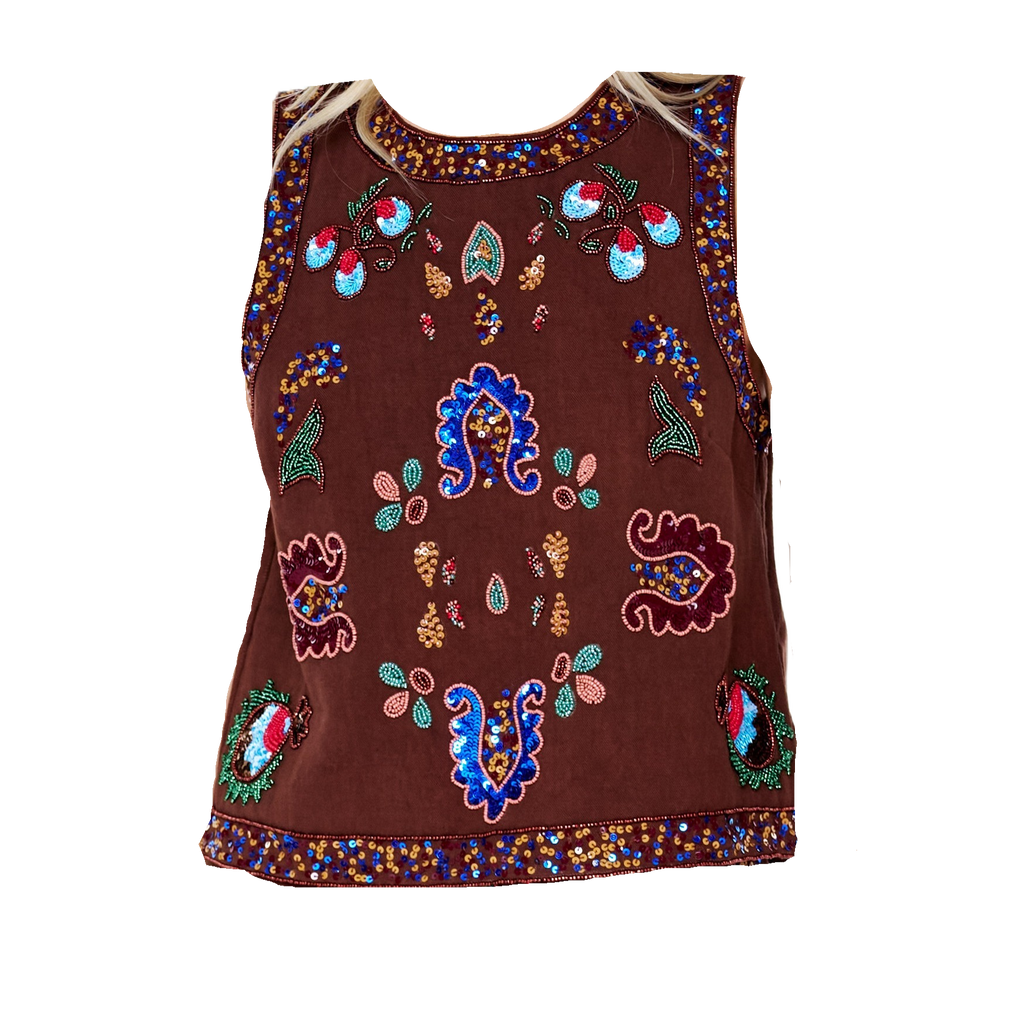 Viveka Beaded Top
